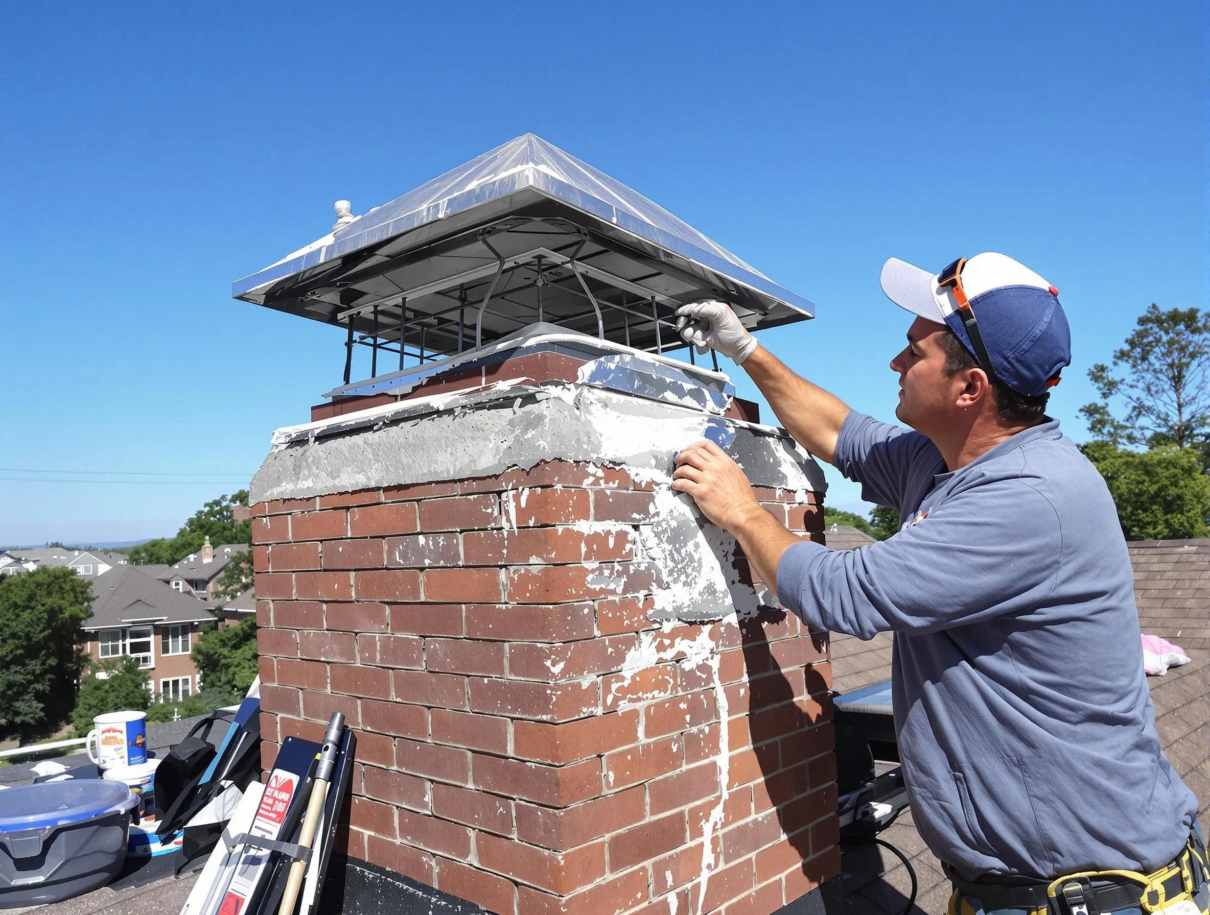 Chimney Crown Services service in Moody, AL
